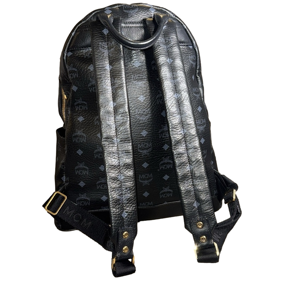 MCM Black Studded Backpack - Picture 2 of 9